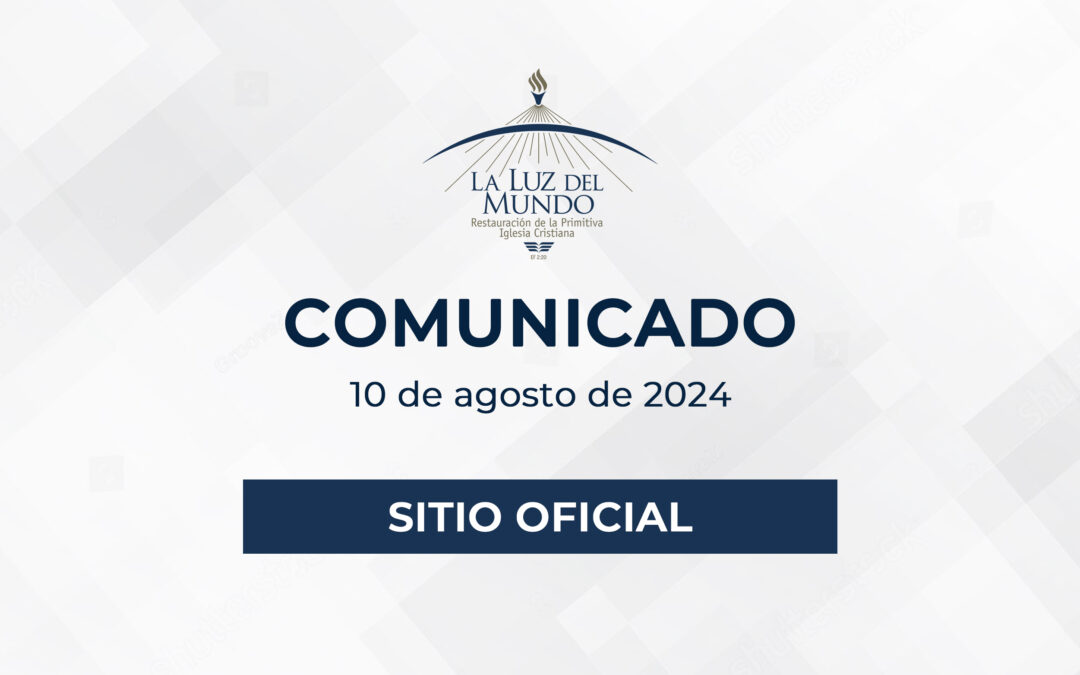 Comunicado 10 de agosto 2024